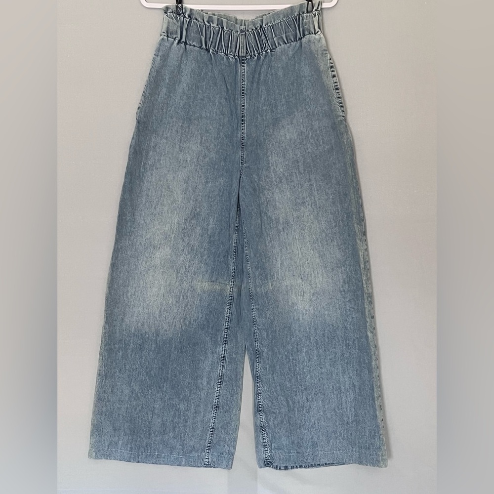 We The Free Stretch Waist Wide Leg Pant, Size M